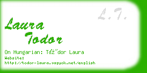 laura todor business card